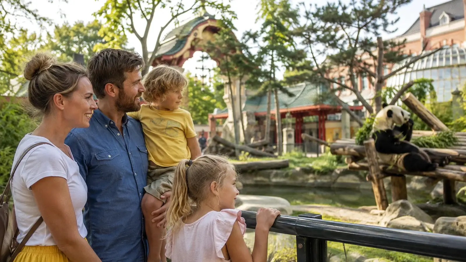 Familjevänlig Berlinmiljö nära djurpark, använd som illustrativ bild för Charlottenburg och City West.