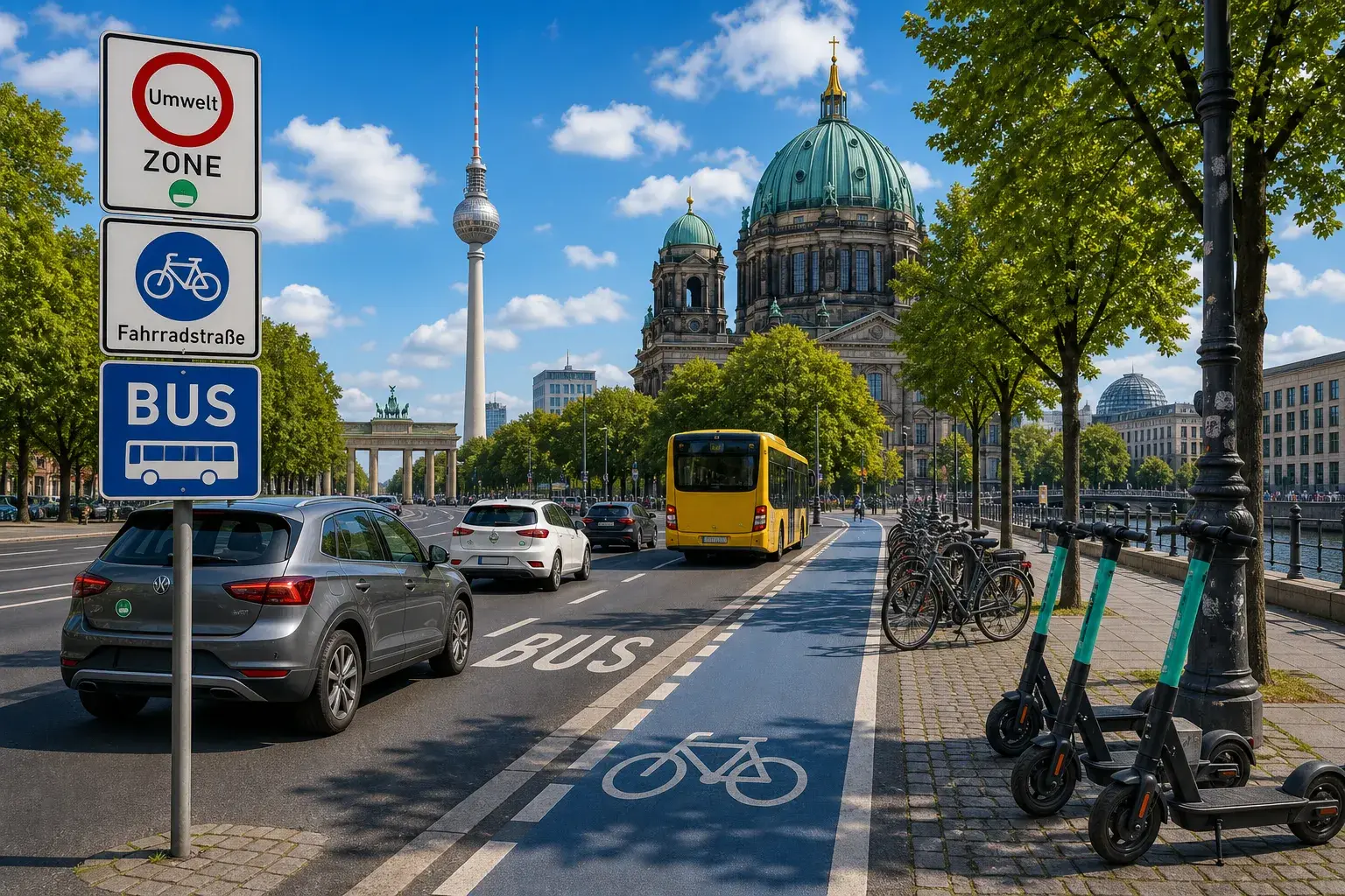 Särskilda trafikregler i Berlin – vad du bör veta illustration