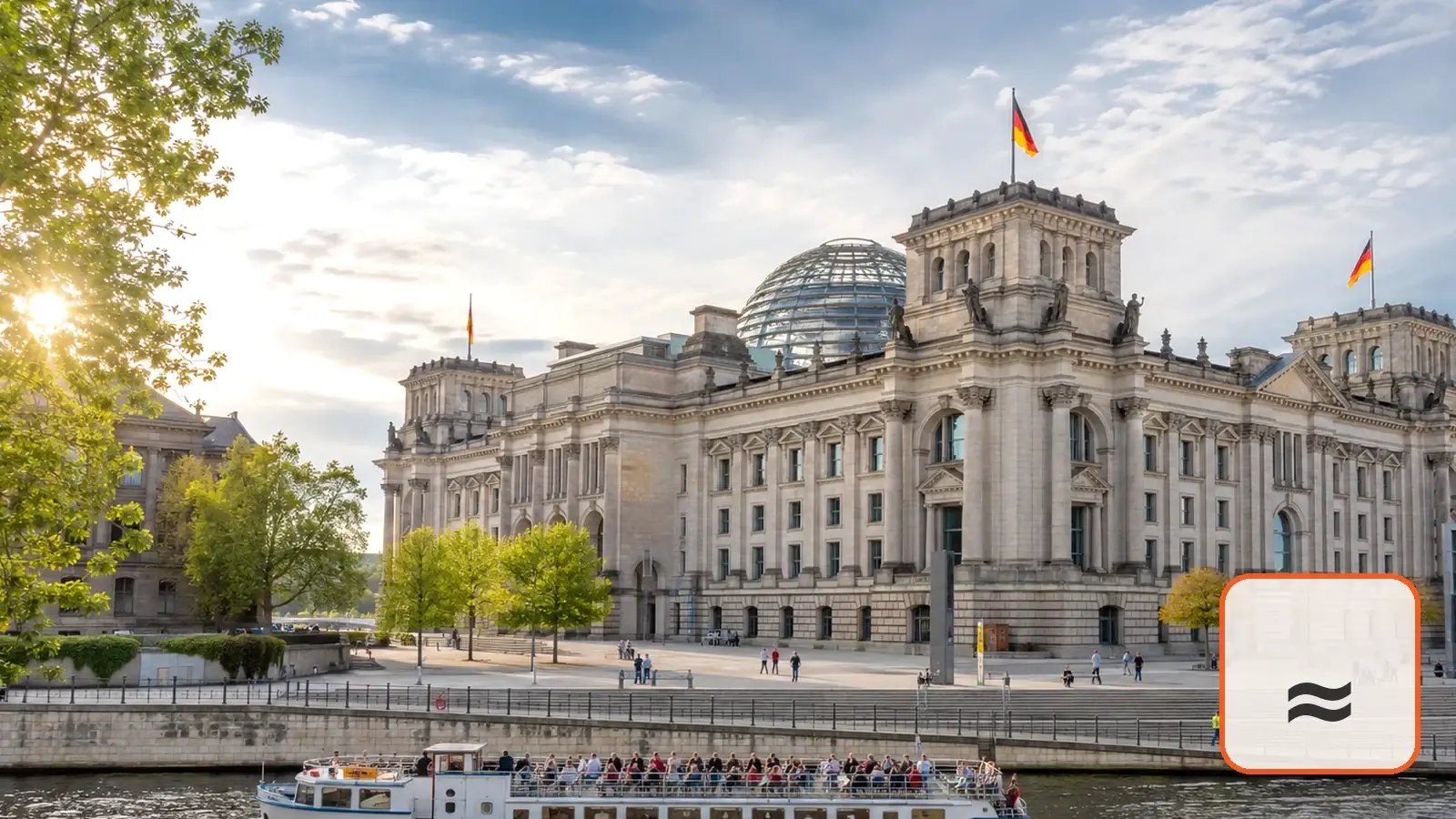 Illustrativ Berlinbild för artikeln Stränder i Berlin – badplatser, sjöar och Wannsee.